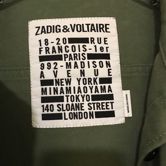 Zadig & Voltaire Military style jacket - Picture 3 of 15